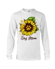 Gift For Dog Lover Sunflower Dog Mom Long Sleeve Tee tile
