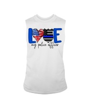 Love My Police Officer USA Flag Sleeveless Tee tile
