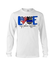 Love My Police Officer USA Flag Long Sleeve Tee tile