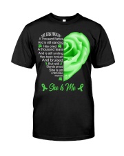 Lymphoma Cancer She Has Fought A Thousand Battle Premium Fit Mens Tee tile