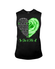 Lymphoma Cancer She Has Fought A Thousand Battle Sleeveless Tee tile