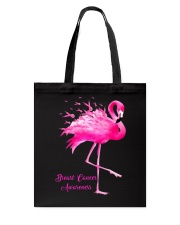 Breast Cancer Awareness Flamingo Tote Bag tile