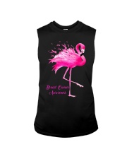 Breast Cancer Awareness Flamingo Sleeveless Tee tile