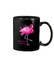 Breast Cancer Awareness Flamingo Mug tile