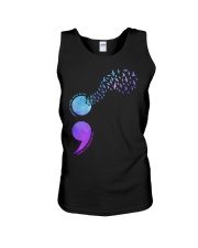 Suicide Prevention Awareness There Is A Brighter Day Through Every Dark Night Unisex Tank tile