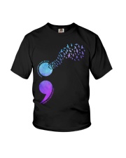 Suicide Prevention Awareness There Is A Brighter Day Through Every Dark Night Youth T-Shirt tile