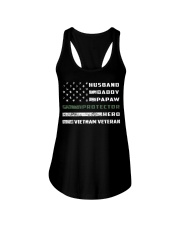 Veteran Gift For Husband Daddy Papaw Protector Hero Vietnam Veterans Ladies Flowy Tank tile