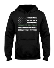 Veteran Gift For Husband Daddy Papaw Protector Hero Vietnam Veterans Hooded Sweatshirt tile
