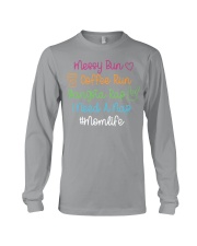Messy Bun Coffee Run Gangsta Rap I Need A Nap Long Sleeve Tee tile