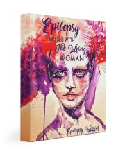Epilepsy Awareness Messed With The Wrong Woman Gallery Wrapped Canvas Prints tile