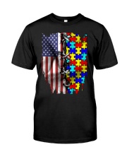 Autism Awareness Flag USA Autism Premium Fit Mens Tee tile