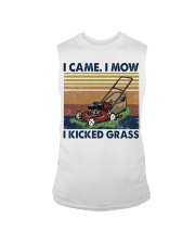 Lawn Mower I Came I Mow I Kicked Grass Sleeveless Tee tile