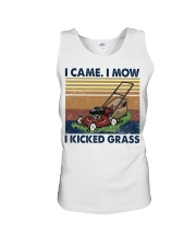 Lawn Mower I Came I Mow I Kicked Grass Unisex Tank tile