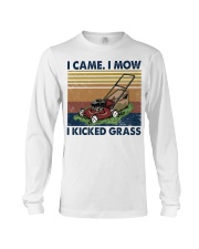 Lawn Mower I Came I Mow I Kicked Grass Long Sleeve Tee tile