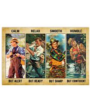 Peace Love Gift Fishing Calm Relax Smooth Humble 36x24 Poster front