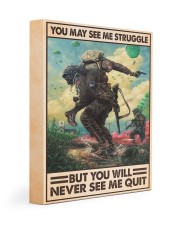 You May See Me Struggle Veteran Gallery Wrapped Canvas Prints tile
