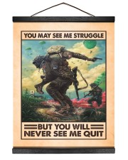 You May See Me Struggle Veteran Hanging Canvas tile
