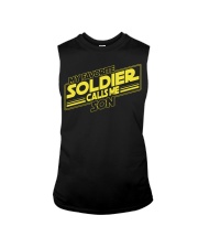 Veteran Gift My Favorite Soldier Calls Me Son Sleeveless Tee tile