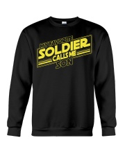 Veteran Gift My Favorite Soldier Calls Me Son Crewneck Sweatshirt tile