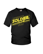 Veteran Gift My Favorite Soldier Calls Me Son Youth T-Shirt tile