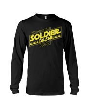 Veteran Gift My Favorite Soldier Calls Me Son Long Sleeve Tee tile
