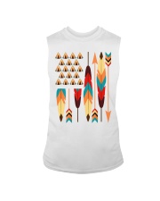 Native American Pride Feather Arrow Sleeveless Tee tile