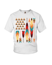 Native American Pride Feather Arrow Youth T-Shirt tile