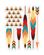 Native American Pride Feather Arrow Sticker tile