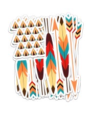 Native American Pride Feather Arrow Sticker - 6 pack (Vertical) front