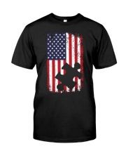 Autism Awareness American Flag Premium Fit Mens Tee tile
