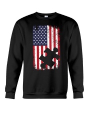 Autism Awareness American Flag Crewneck Sweatshirt tile