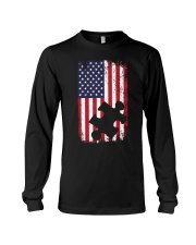 Autism Awareness American Flag Long Sleeve Tee tile