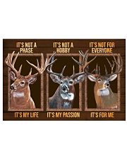 Camping Lover Peace Love Deer It's Not A Phase It's My Life 36x24 Poster front