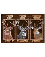 Camping Lover Peace Love Deer It's Not A Phase It's My Life Horizontal Poster tile