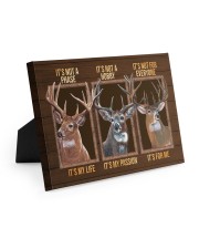 Camping Lover Peace Love Deer It's Not A Phase It's My Life Easel-Back Gallery Wrapped Canvas tile