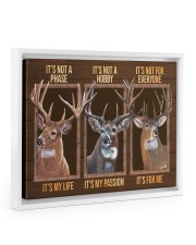 Camping Lover Peace Love Deer It's Not A Phase It's My Life Floating Framed Canvas Prints White tile