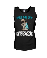 Gift For Dog Lover Piss Me Off I Will Slap You Even Google Won't Be Able To Find Pug Unisex Tank tile