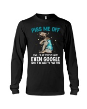 Gift For Dog Lover Piss Me Off I Will Slap You Even Google Won't Be Able To Find Pug Long Sleeve Tee tile