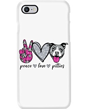 Gift For Dog Lover Peace Love Pitties Phone Case tile