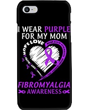 Fibromyalgia Awareness I Wear Purple For My Mom Family Faith Support Phone Case tile