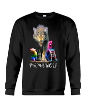 LGBT Pride Gift Mama Wolf Crewneck Sweatshirt tile