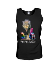 LGBT Pride Gift Mama Wolf Unisex Tank tile