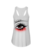 Firefighter Gift Eye Back The Red Ladies Flowy Tank tile
