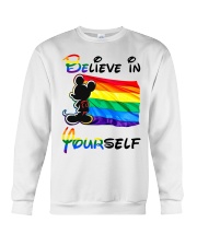 LGBT Pride Gift Believe In Yourself Crewneck Sweatshirt tile