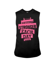 Breast Cancer Awareness Getting Stronger Each Day Sleeveless Tee tile