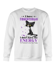 I Have Fibromyalgia I Don't Have The Energy Grumpy Cat Crewneck Sweatshirt tile