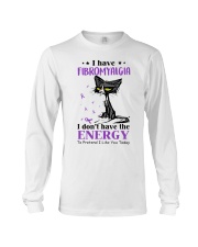 I Have Fibromyalgia I Don't Have The Energy Grumpy Cat Long Sleeve Tee tile