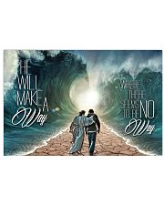 Believe In God He Will Make A Way Where There Seems To Be No Way Horizontal Poster tile