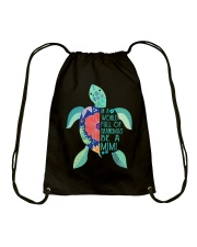 Gift For Turtle Lover In A World Full Of Grandmas Be A MiMi Drawstring Bag tile