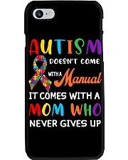 Autism Awareness Doesn't Come With A Manual It Comes With A Mom Phone Case tile